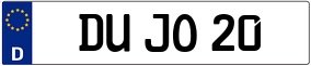 Truck License Plate